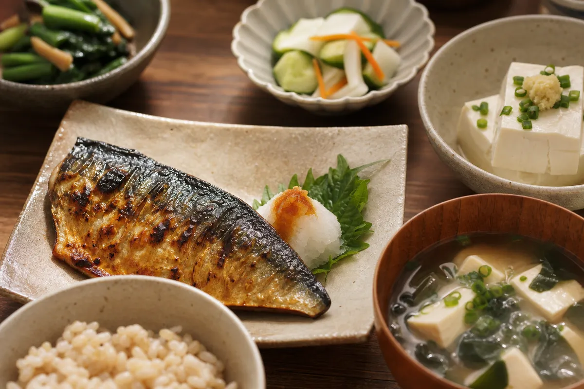 タンパク質中心の夜ご飯の例