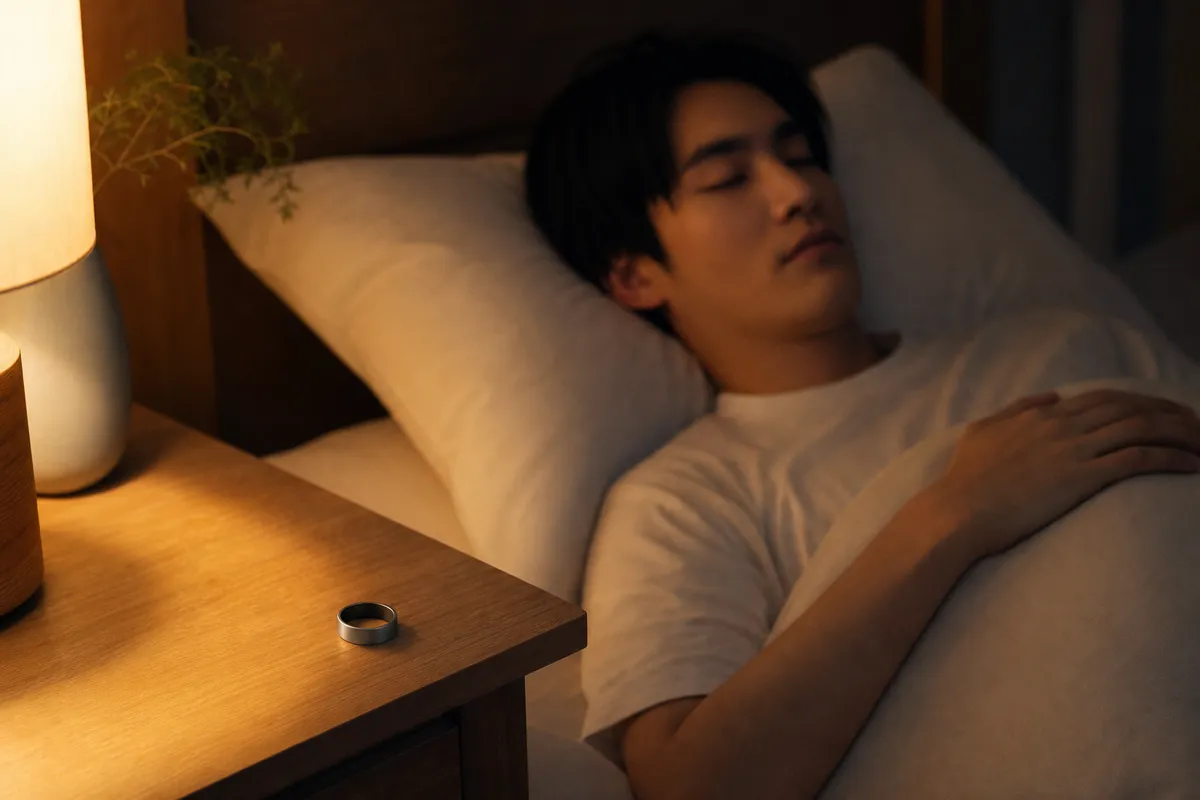 就寝中も24時間データを収集するスマートリカバリーリング