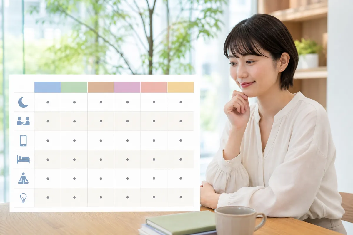 企業の睡眠改善施策比較イメージ