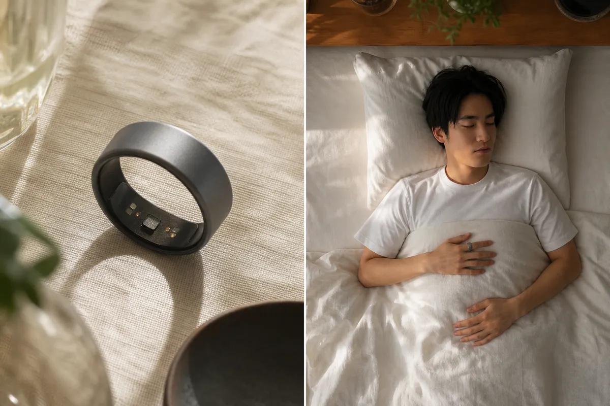 睡眠センサーの仕組みと睡眠中の人物