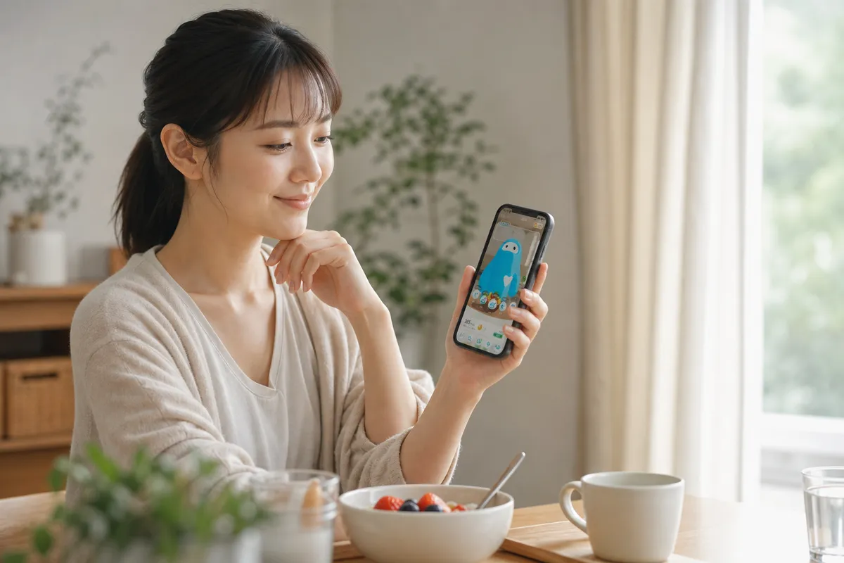 スマートリングとバスマットが並ぶ、統合された健康管理エコシステム